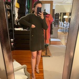 Hunter Green Sweater Dress